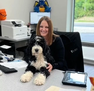 Dina, front desk at Castle Family Dentistry in Washington, NJ.